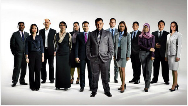 BUSINESS LEADERS. Does the Apprentice Asia reflect on the continents business community? Photo courtesy of AXN