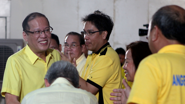 'NOT ANYMORE.' The opposition United Nationalist Alliance believes Western Visayas is Roxas country no more, saying its local allies can deliver for Vice President Jejomar Binay's candidates. File photo of President Aquino and Roxas' Capiz visit in February 2013 by Malacañang Photo Bureau