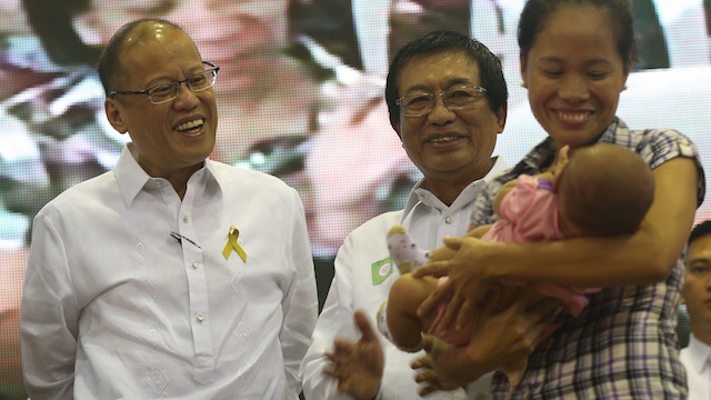 PREVENTION. President Benigno S. Aquino III graces the Launching of Ligtas sa Tigdas at Polio Mass Immunization Campaign of the Department of Health. Malacañang Photo Bureau
