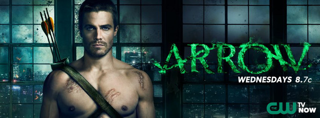 MEET ARROW. It's Oliver Queen's time to shine. Image from the 'Arrow' Facebook page
