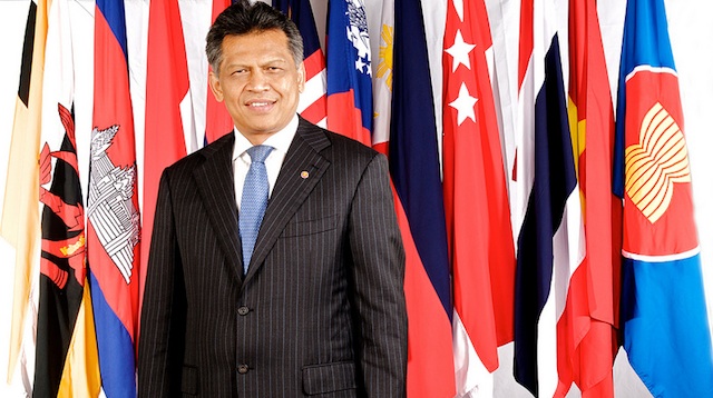 LET'S WORK TOGETHER. ASEAN Secretary-General Dr. Surin Pitsuwan wants member countries to work together in solving disputes like the one in the South China Sea. Photo courtesy of ASEAN