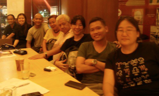 VETERAN ASTROLOGER HEBER BARTOLOME, better known as an artist-musician, attending one of Astrology Friends Manila’s meetings. Photo by Imelda Morales