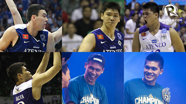 PBA-READY. Members of the 5-peat Ateneo Blue Eagles squad are experienced and ready to turn pro. Rappler photos