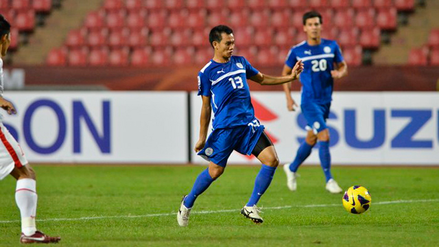 ALL HAIL CHIEFFY. Chieffy Caligdong scored the lone goal of the match in the Azkals' crucial victory over Vietnam. Photo by Anton Sheker.