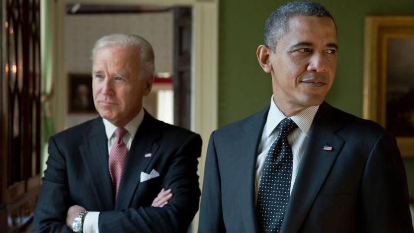 TEAM USA. Biden and Obama strike a pose together. Photo from official The White House Facebook page