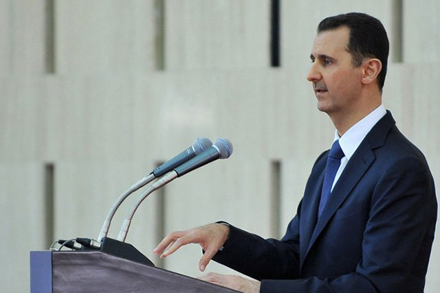 Syrian Pres. Bashar al-Assad. File photo by AFP/SANA handout