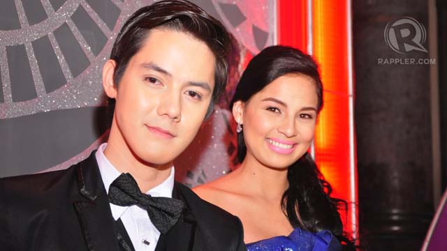 Jasmine Curtis Smith (right) with her escort