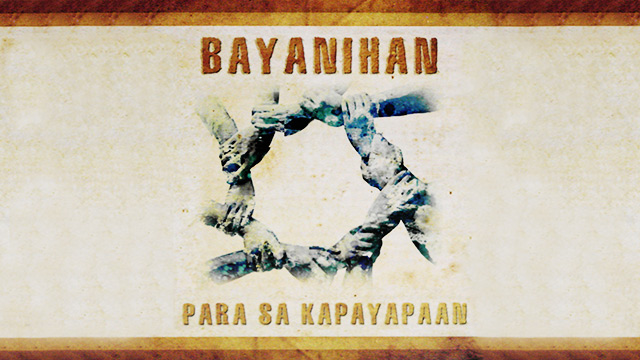 BAYANIHAN. The cover image of the Bayanihan single