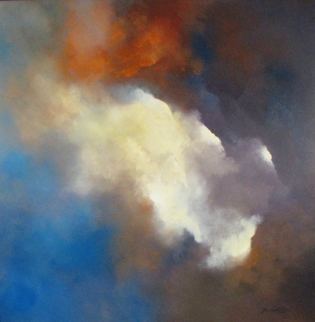 'Enroaching Darkness,' 2009, oil on canvas