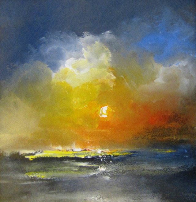 'Impressions of the Sun,' 2011, oil on canvas