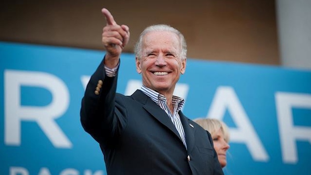 'OUTRIGHT THEFT.' US Vice President Joe Biden says China should stop 'outright theft' through hacking. File photo from Biden's official Facebook page