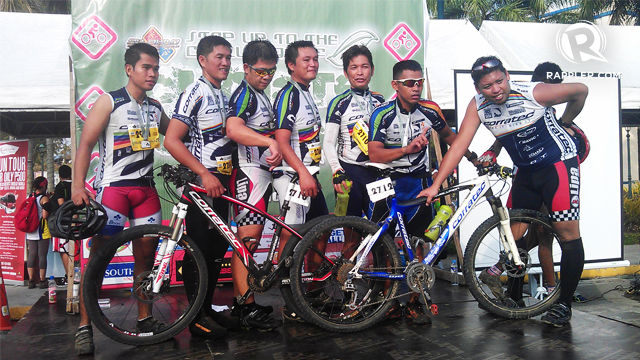 BIKERS VICTORY. Some bikers in SILAKBO 2013 pose after finishing their bike run 