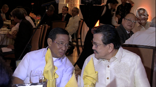 'EQUAL STATUS.' UNA secretary-general Toby Tiangco says Binay and Estrada's political parties will enjoy "co-equal status" under UNA in 2016. File Rappler photo 