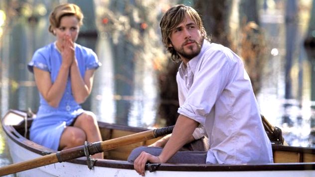 RACHEL McADAMS AND RYAN Gosling in a scene from 'The Notebook' shot at Boone Hall Plantation. Image from IMDb/New Line Cinema