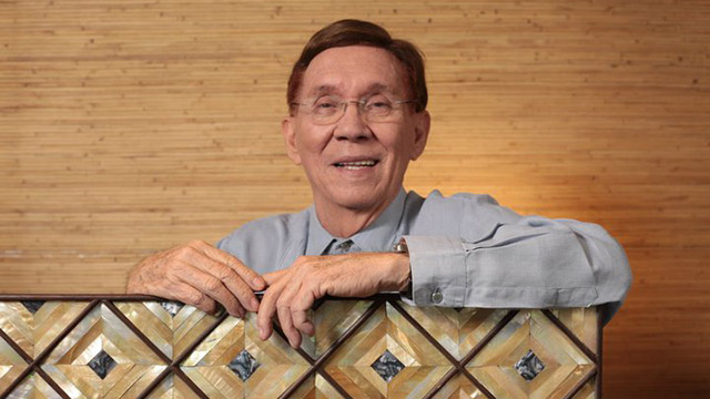 FAMOUS ARCHITECT. A file photo of architect Bobby Mañosa. Photo by Bien Bautista for Museo Walo
