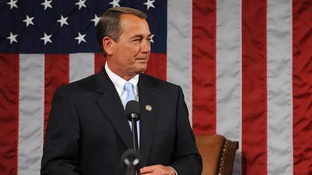 'DISAPPOINTING OFFER.' US House Speaker John Boehner says he is disappointed with President Obama's  fiscal cliff offer. Photo from http://boehner.house.gov/