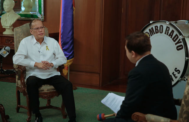 SECOND TERM? President Benigno Aquino III says in a television interview that he is open to a second term, but sources say it was all a strategy. Malacañang Photo Bureau