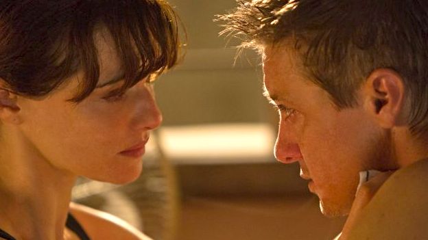 RACHEL WEISZ AND JEREMY Renner in a poignant scene from 'The Bourne Legacy' shot in Manila. Image from IMDb/Universal Pictures