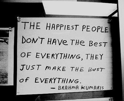Words of wisdom from Brahma Kumaris. Image from the Brahma Kumaris Facebook page