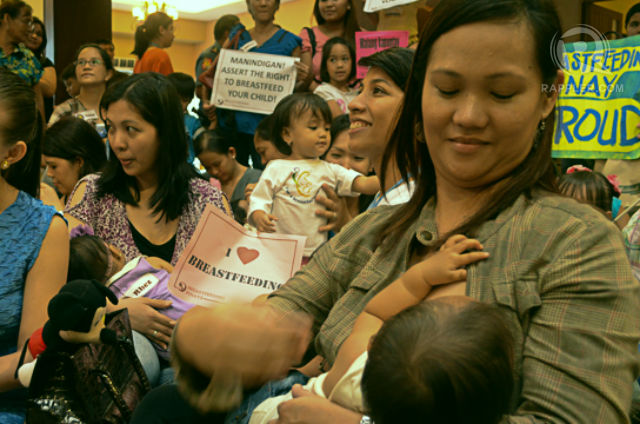 HAPPY BABY. The event was organized by the Facebook group Breastfeeding Pinays