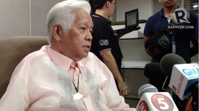 'TOTAL REVISION.' Comelec Chair Sixto Brillantes Jr wants an amended Party-List Law to define 'marginalized and underrepresented' groups. File photo by Paterno Esmaquel II