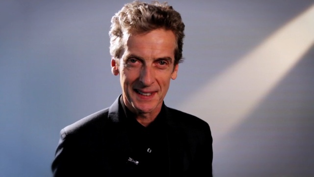 'I'M THE NEW DOCTOR.' Scottish actor Peter Capaldi introduces himself as the new Doctor. Frame grab courtesy of BBC/Doctor Who