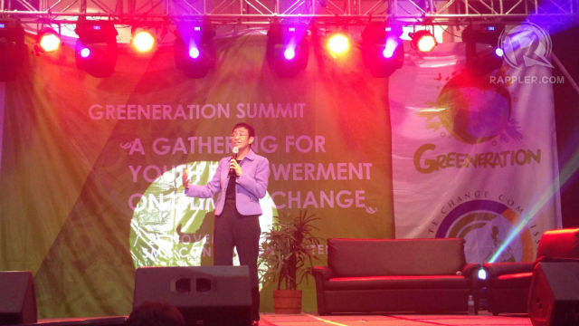 BAYANIHAN. Rappler CEO Maria Ressa explains how students can get involved in Project Agos.