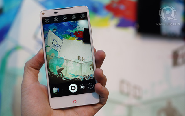 ZTE nubia 5S. The camera app on the nubia 5S allows you to separately set an autofocus point and spot metering point. Photo by Rappler / Michael Josh Villanueva