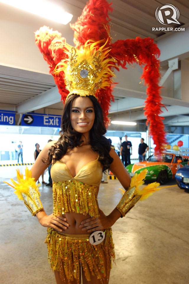 PARADE OF BEAUTIES. Charmaine Elima at the Parade of Beauties on April 6, Araneta Center, Cubao. Photo by Edric Chen