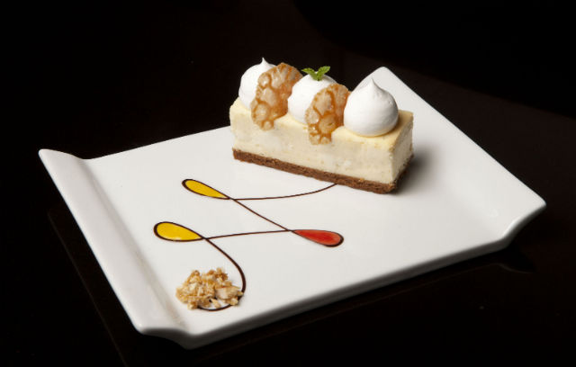 NOT JUST FOR YOUR TUMMY. The cheesecake appeals to your eyes as well
