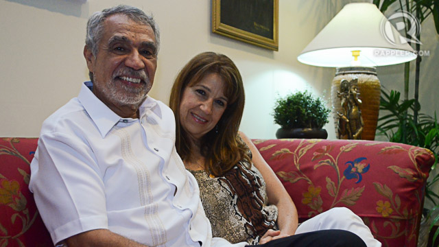AT HOME IN THIS GLOBAL CORNER. Ambassador Roberto Mayorga and his wife, Paulina. All photos by Mark Demayo