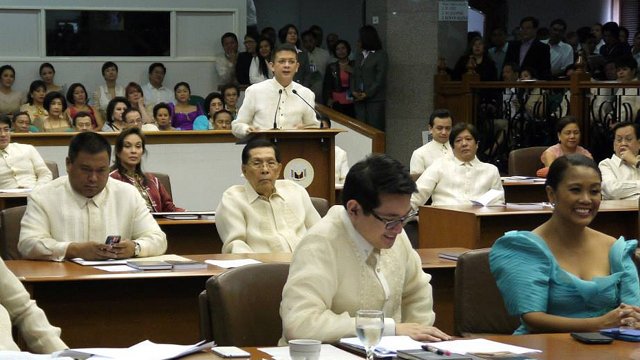 WHO ELSE? Sen Francis Escudero says the Senate must probe the alleged padrino system in Customs. "Who else will look into this if we ourselves turn our eyes away from it?" File photo by Senate PRIB/Alex Nueva España 