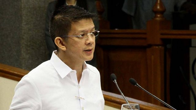 'PDAF-LESS BUDGET.' Senate Finance Committee Chairman Francis Escudero says the Senate passed a version of the budget without the PDAF of the 15 senators and Vice President Binay who chose to forego it. The Senate though retained the PDAF the House realigned to line agencies. File photo by Albert Calvelo/Senate PRIB 