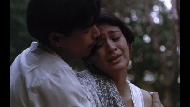 LANDMARK IN FILMMAKING HISTORY. 'Oro, Plata, Mata' launched the career of Joel Torre and showcased the acting prowess of a young Sandy Andolong. A frame from the movie's restored version courtesy of Cinema One