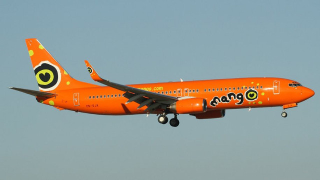 MANGO AIRLINES. This plane definitely makes travel look fun. Photo Wikimedia Commons
