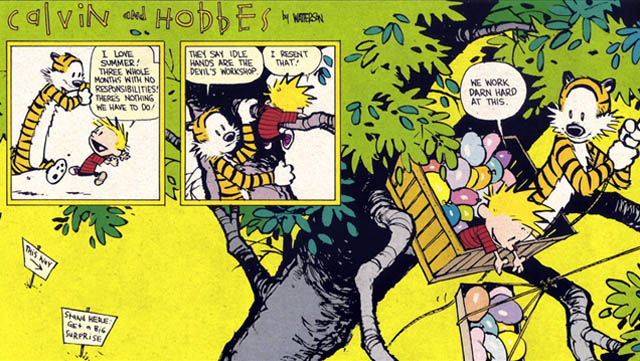 MORE THAN JUST A COMIC. Watterson’s illustrations has transcended generations of readers.