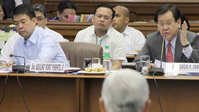 ATTEND HEARINGS. Neophyte senators are urged to attend committee hearings, where the bulk of the legislative work takes place. File photo by Senate PRIB/Albert Calvelo
