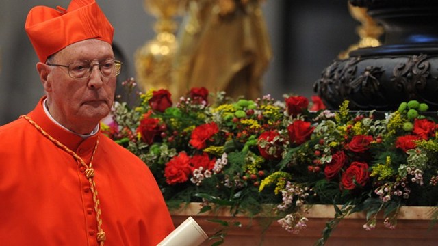 CONCLAVE MEDITATION. Maltese Cardinal Prosper Grech will give a meditation before the voting proper. File photo from AFP
