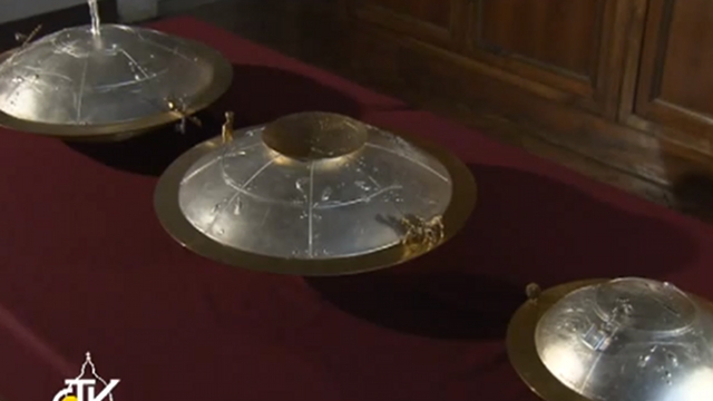 'BALLOT BOXES.' Cardinals will use 3 urns to collect and count ballots. Screen grab from youtube.com/vatican