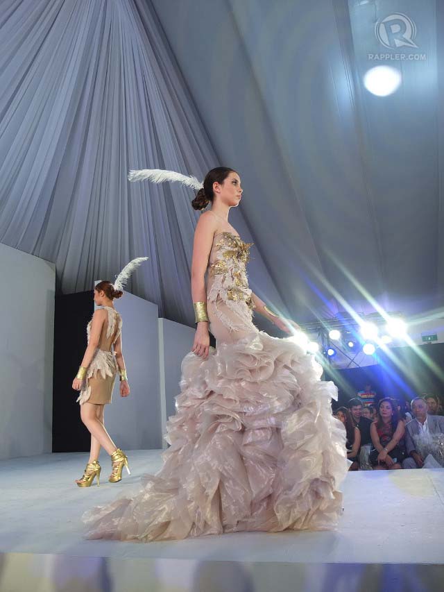 ‘OH MY GODDESS.’ Kathleen Que’s super glamorous ruffled creations are fit for Aphrodite