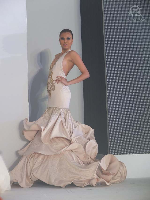 ‘CHANCEL.’ Paolo Baltazar earned the crowd’s applause with this stunning screen-siren gown