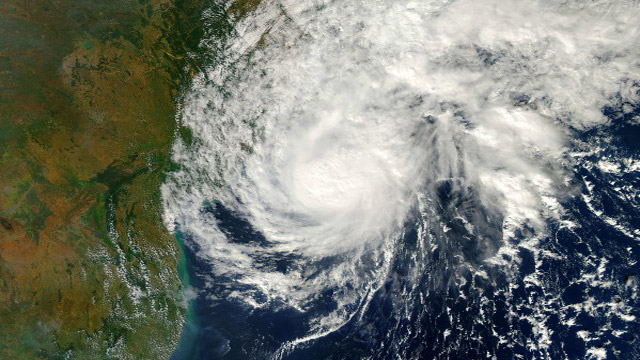 HELEN.  A satellite image of Tropical Cyclone Helen over India on November 21, 2013. AFP PHOTO/NASA