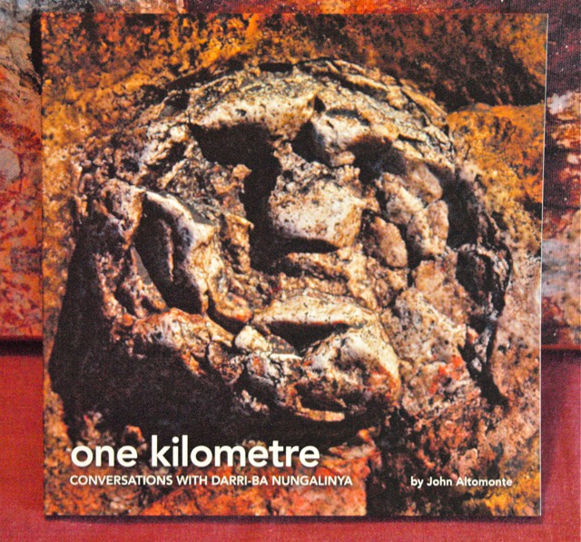 OLD MAN ROCK SPEAKS. The cover of John Altomonte's book, 'One Kilometre.' All photos courtesy of Sylvia L. Mayuga