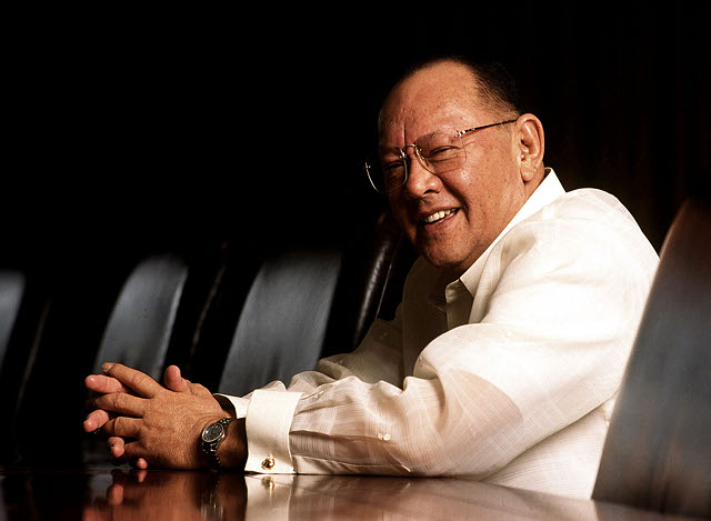 The Kingmaker: Business tycoon Eduardo "Danding" Cojuangco Jr. File photo/EDWIN TUYAY