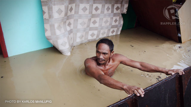 FLOODED CITY. Over 25,000 Davao City residents suffered due to flood last weekend. File photo by Karlos Manlupig