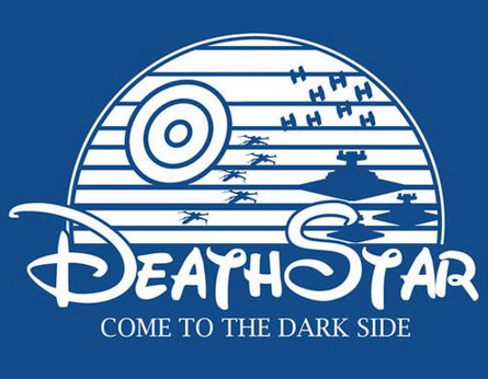 DISNEY DEATH STAR. Screengrab from Facebook 