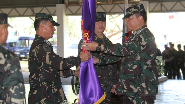 NEW POST: Lieutenant General Roy Deveraturda takes over Western Command. Photo from the Armed Forces of the Philippines