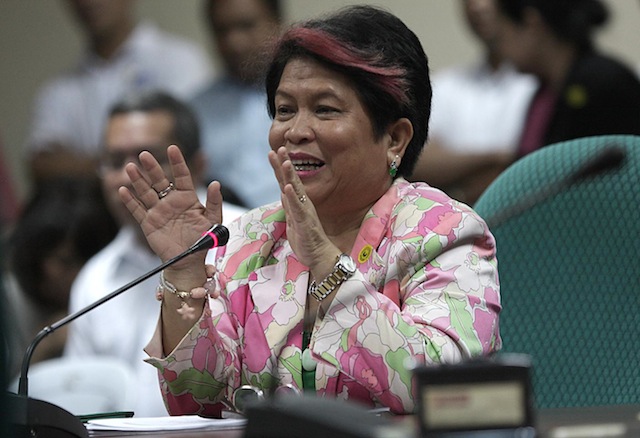 ONE STEP CLOSER. The Commission on Appointments endorses the confirmation of Corazon Soliman. Photo by Alex Nuevaespaña/Senate PRIB