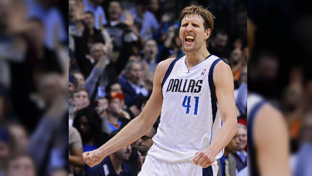 PLAYOFF BOUND. Nowitzki and the rest of the Mavs are back in the playoffs after missing the postseason last year. File photo by Larry Smith/EPA
