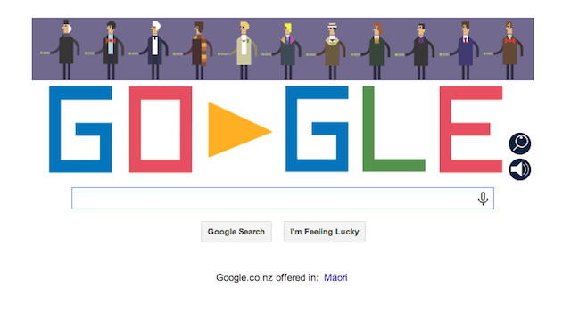 PRESS PLAY. Google has a surprise for Whovians everywhere. Screenshot from Google New Zealand. 